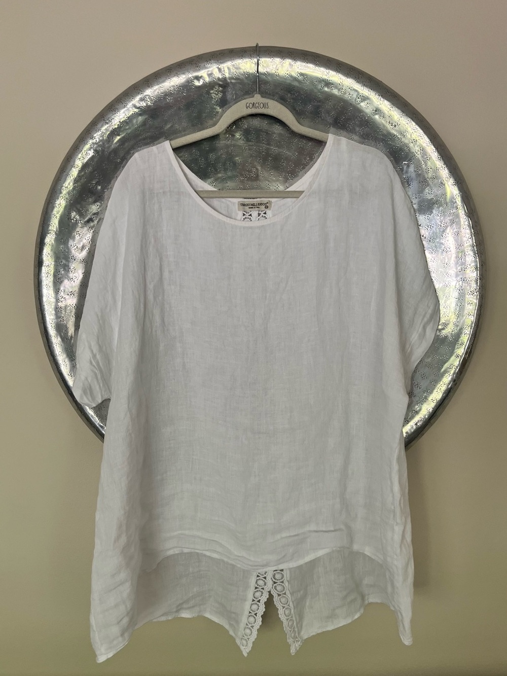 Breezy 100% linen chic top